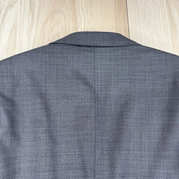 J. Crew Ludlow 4 Season Wool Suit Blazer Mens Size 40R Slim Fit Gray - Picture 13 of 14